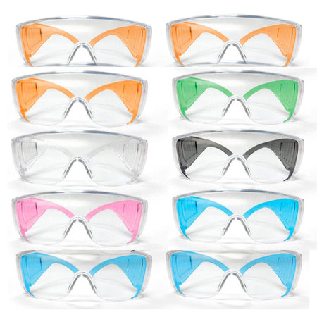 SAFE HANDLER Diamont Kids Assorted Color Safety Glasses for Children(12-Pack) SH-VOSGK-CLLCT-ES13-12